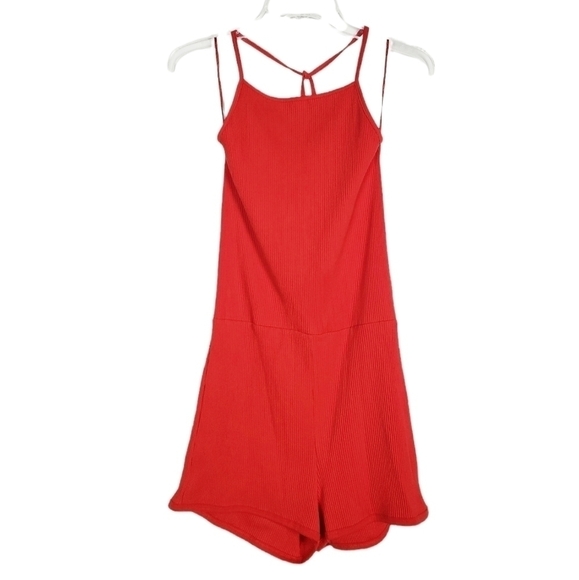 ZARA halter ribbed romper short jumpsuit NWT - Picture 2 of 7